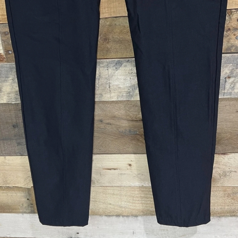 Athleta Stellar Commuter Pants Sz 0P Black Zip Pockets - Picture 4 of 11
